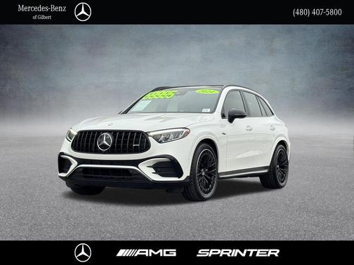 Polar White 2024 Mercedes-Benz AMG GLC 43 4MATIC