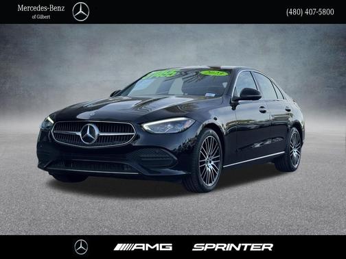Black 2023 Mercedes-Benz C-Class Sedan