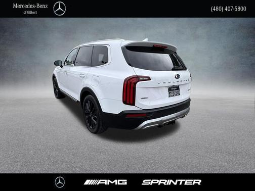 Glacial White Pearl 2021 Kia Telluride SX