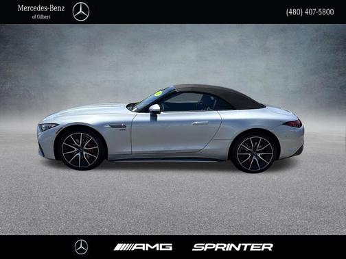 Cirrus Silver Metallic 2022 Mercedes-Benz AMG SL 55 Base