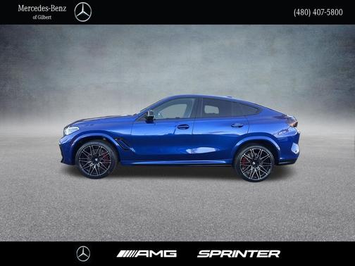 Marina Bay Blue Metallic 2021 BMW X6 M Base