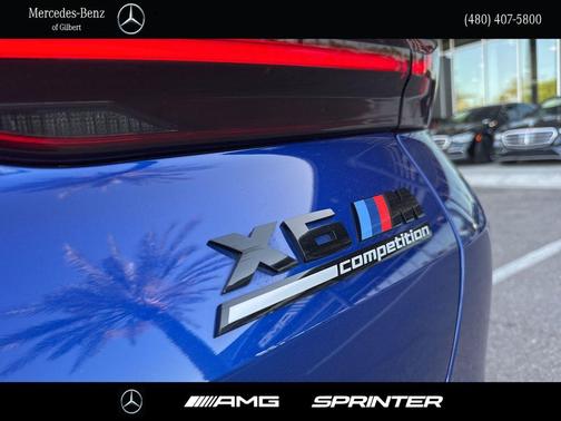 Marina Bay Blue Metallic 2021 BMW X6 M Base