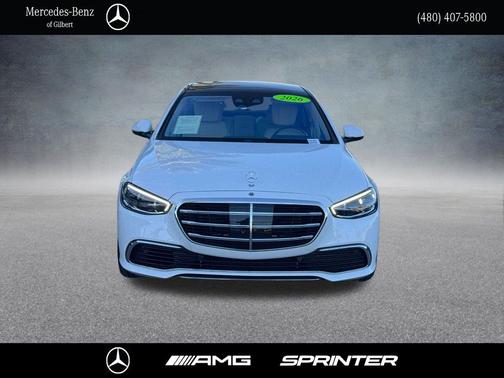 White 2026 Mercedes-Benz S-Class 4MATIC