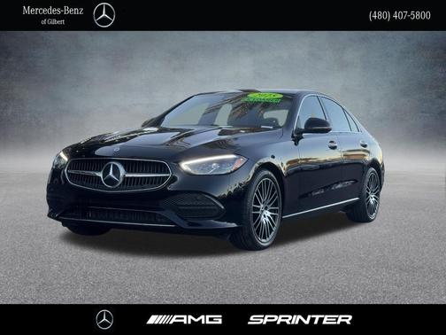 Black 2025 Mercedes-Benz C-Class C 300