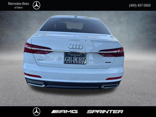 Glacier White 2019 Audi A6 55 Premium