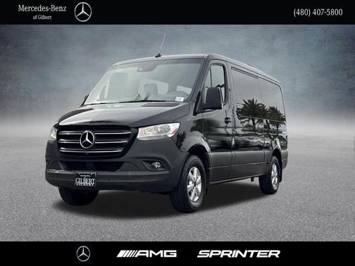 Obsidian Black Metallic 2022 Mercedes-Benz Sprinter 2500 Standard Roof