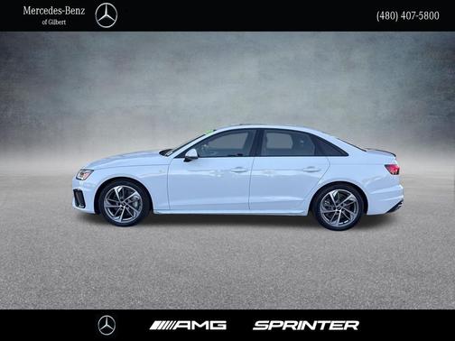 Glacier White Metallic 2025 Audi A4 45 S line Premium