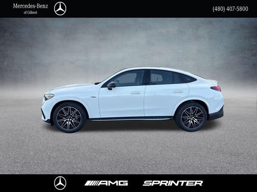 Polar White 2026 Mercedes-Benz AMG GLC 43 4MATIC Coupe