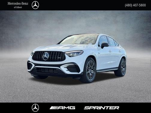 Polar White 2026 Mercedes-Benz AMG GLC 43 4MATIC Coupe