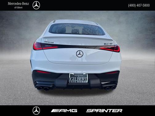 Polar White 2026 Mercedes-Benz AMG GLC 43 4MATIC Coupe