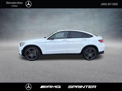 Polar White 2023 Mercedes-Benz AMG GLC 43 4MATIC Coupe