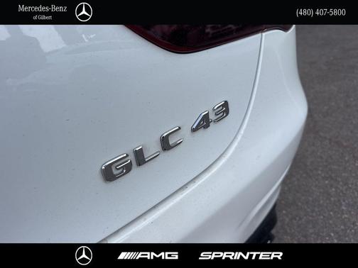 Polar White 2023 Mercedes-Benz AMG GLC 43 4MATIC Coupe