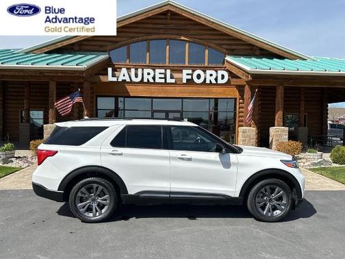 STAR WHITE MET TRI-COAT 2022 Ford Explorer XLT