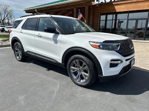 STAR WHITE MET TRI-COAT 2022 Ford Explorer XLT