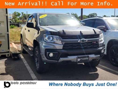 Satin Steel Metallic 2021 Chevrolet Colorado Z71