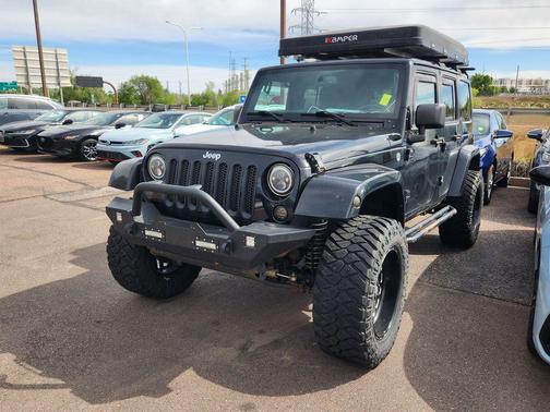 Black Clearcoat 2015 Jeep Wrangler Unlimited Sahara