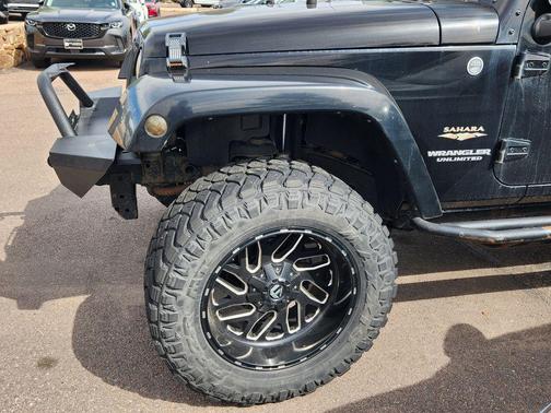 Black Clearcoat 2015 Jeep Wrangler Unlimited Sahara