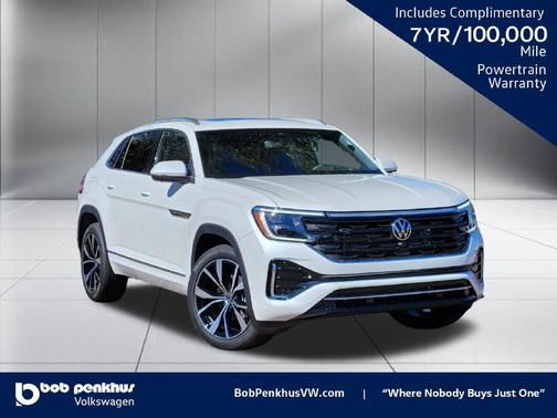 Opal White Pearl 2026 Volkswagen Atlas Cross Sport 2.0T SEL Premium