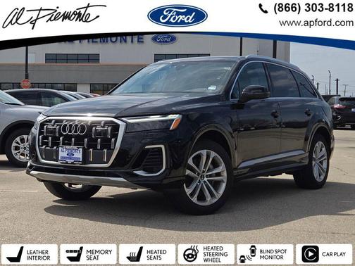 Mythos Black Metallic 2025 Audi Q7 55 Premium Plus