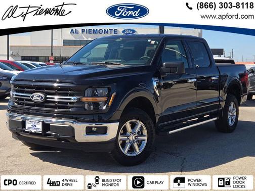 Agate Black Metallic 2025 Ford F-150 XLT