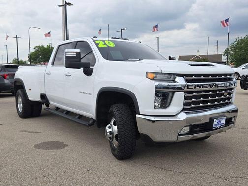 Summit White 2020 Chevrolet Silverado 3500 LTZ