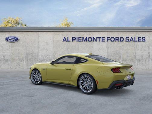 Intense Lime Yellow Metallic 2025 Ford Mustang GT Premium