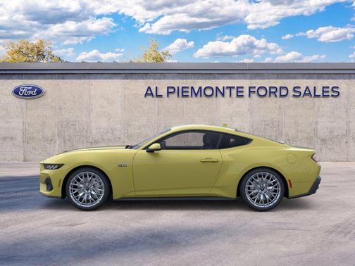 Intense Lime Yellow Metallic 2025 Ford Mustang GT Premium