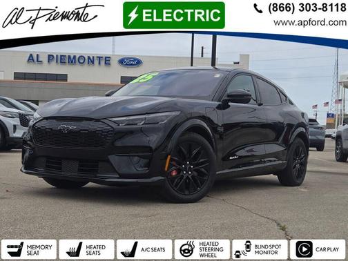 Shadow Black 2025 Ford Mustang Mach-E Premium