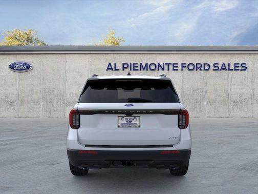 Space White Metallic 2026 Ford Explorer Active