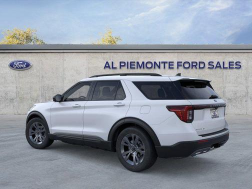 Space White Metallic 2026 Ford Explorer Active
