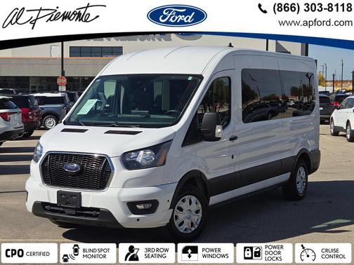 Oxford White 2025 Ford Transit-350 XLT