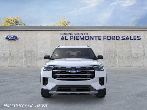 Space White Metallic 2026 Ford Explorer Active