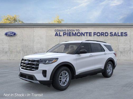 Space White Metallic 2026 Ford Explorer Active