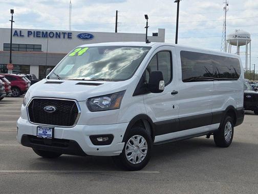 Oxford White 2024 Ford Transit-350 XLT