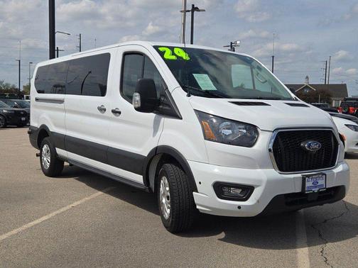Oxford White 2024 Ford Transit-350 XLT