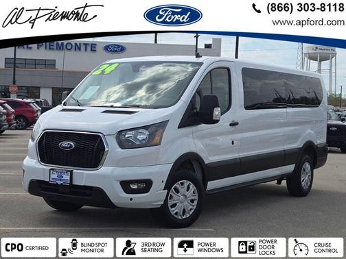 Oxford White 2024 Ford Transit-350 XLT
