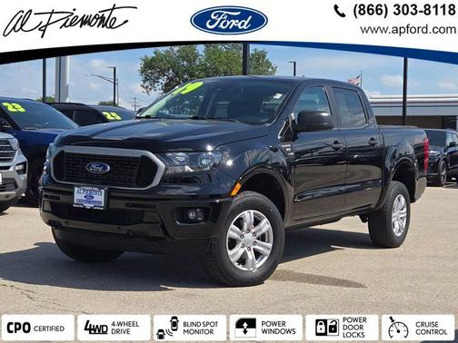 Shadow Black 2019 Ford Ranger XLT