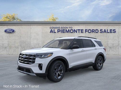 Space White Metallic 2026 Ford Explorer Active