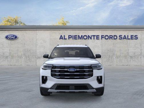 Space White Metallic 2026 Ford Explorer Active