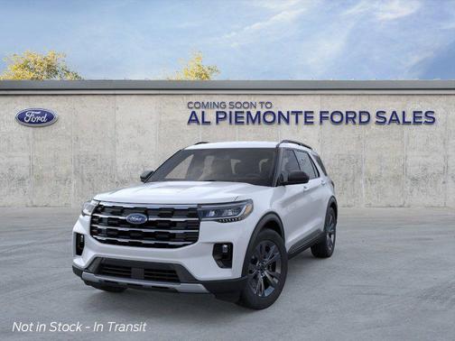 Space White Metallic 2026 Ford Explorer Active