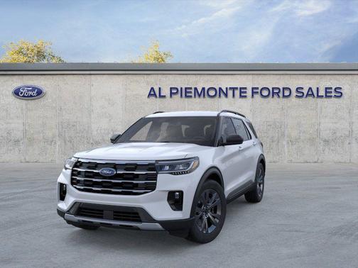 Space White Metallic 2026 Ford Explorer Active