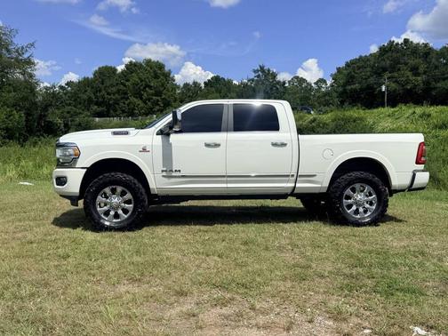 Pearl White 2019 RAM 2500 Limited Crew Cab 4x4 6'4' Box