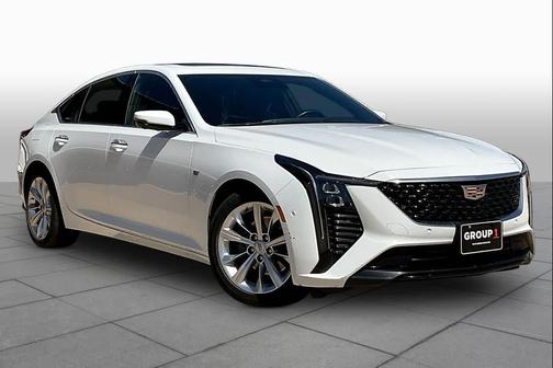 Summit White 2025 Cadillac CT5 Premium Luxury RWD