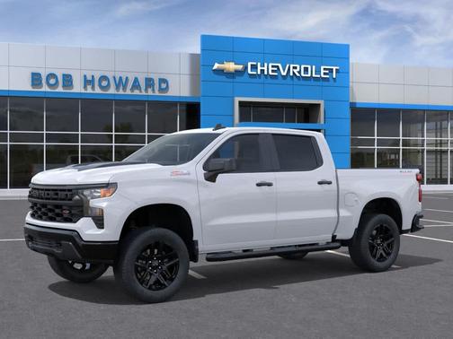 Summit White 2026 Chevrolet Silverado 1500 Custom Trail Boss