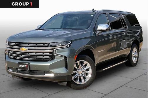 Silver Sage Metallic 2023 Chevrolet Suburban Premier