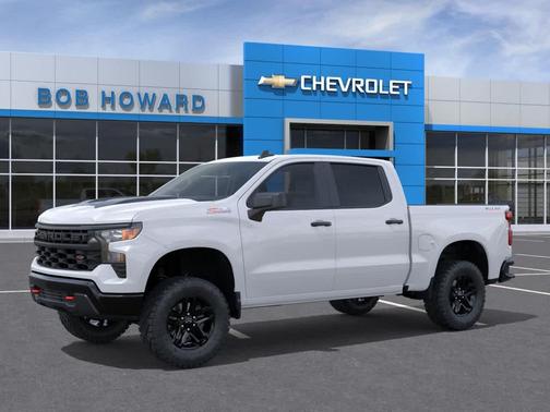 Summit White 2026 Chevrolet Silverado 1500 Custom Trail Boss