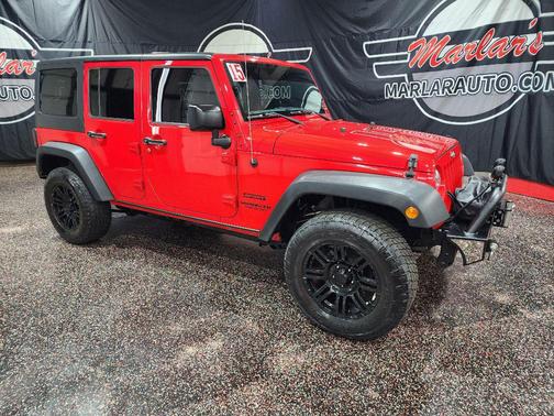 Firecracker Red Clear Coat 2015 Jeep Wrangler Unlimited Sport