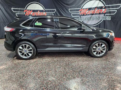BLACK 2016 Ford Edge Titanium