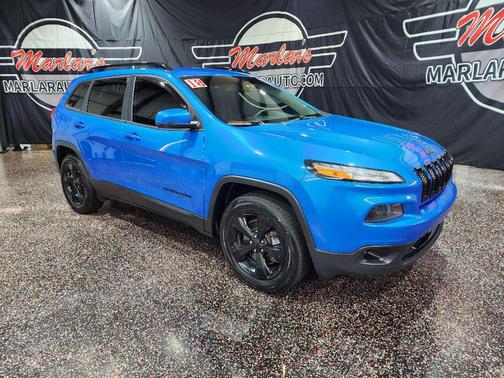 Hydro Blue Pearlcoat 2018 Jeep Cherokee Limited