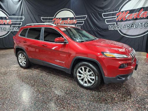 Deep Cherry Red Crystal Pearlcoat 2017 Jeep Cherokee Limited